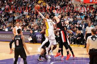 nba湖人vs开拓者